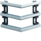 Hager - Angle extérieur pour BKIS épais 25mm double hauteur acier RAL 9016 Pure