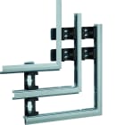 Hager - Angle plat pour BKIS épais 25mm double hauteur acier (VERZ) zingué