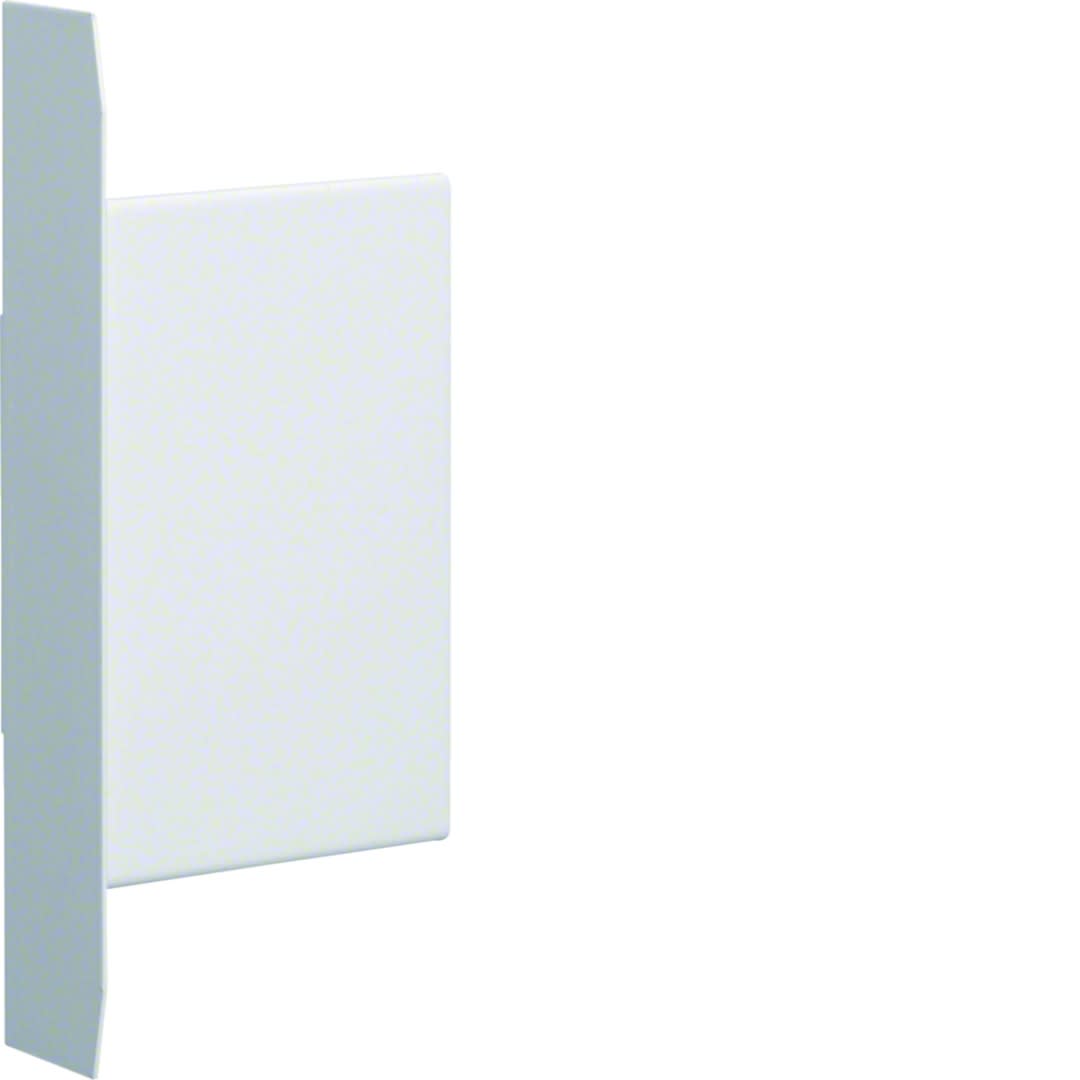Hager - Embout pour BKIS épais 25mm acier RAL 9016 Pure