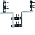 Hager - Té pour BKIS épais 25mm acier double hauteur RAL 9016 Pure
