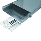 Hager - Caniveau de sol affleurant avec socle en acier galvanisé BKW 600x(60-100)mm