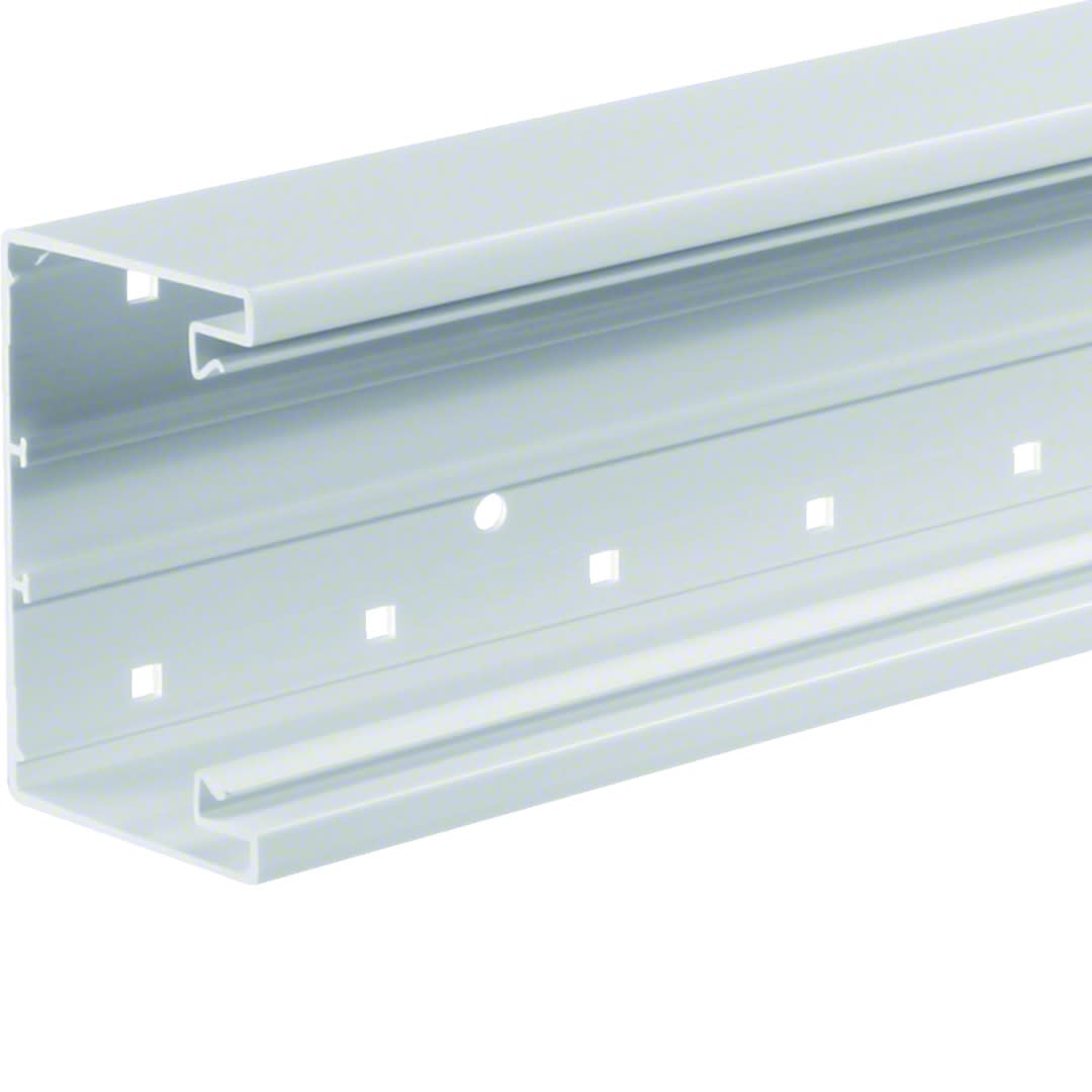 Hager - Socle goulotte BRP IP 40 IK 07 p 65mm h 100mm PVC rigide RAL 9010 blanc paloma