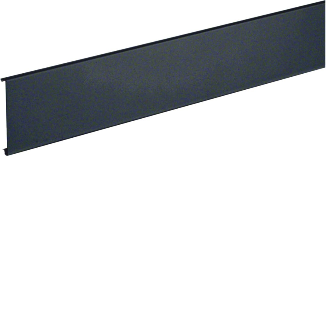 Hager - Couvercle pour BKIS simple hauteur h 80mm RAL 9011 noir
