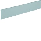 Hager - Couvercle pour goulotte BKIS simple hauteur 80mm Alu Anodisé