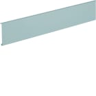 Hager - Couvercle pour goulotte BKIS simple hauteur 80mm Alu Anodisé