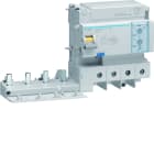 Hager - Bloc différentiel réglable 125A 4P type AC à bornes alignées
