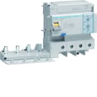 Hager - Bloc différentiel réglable 125A 4P type AC à bornes alignées