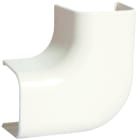 Hager - Angle plat pour goulotte de climatisation CLM 30 x 35 mm Blanc paloma