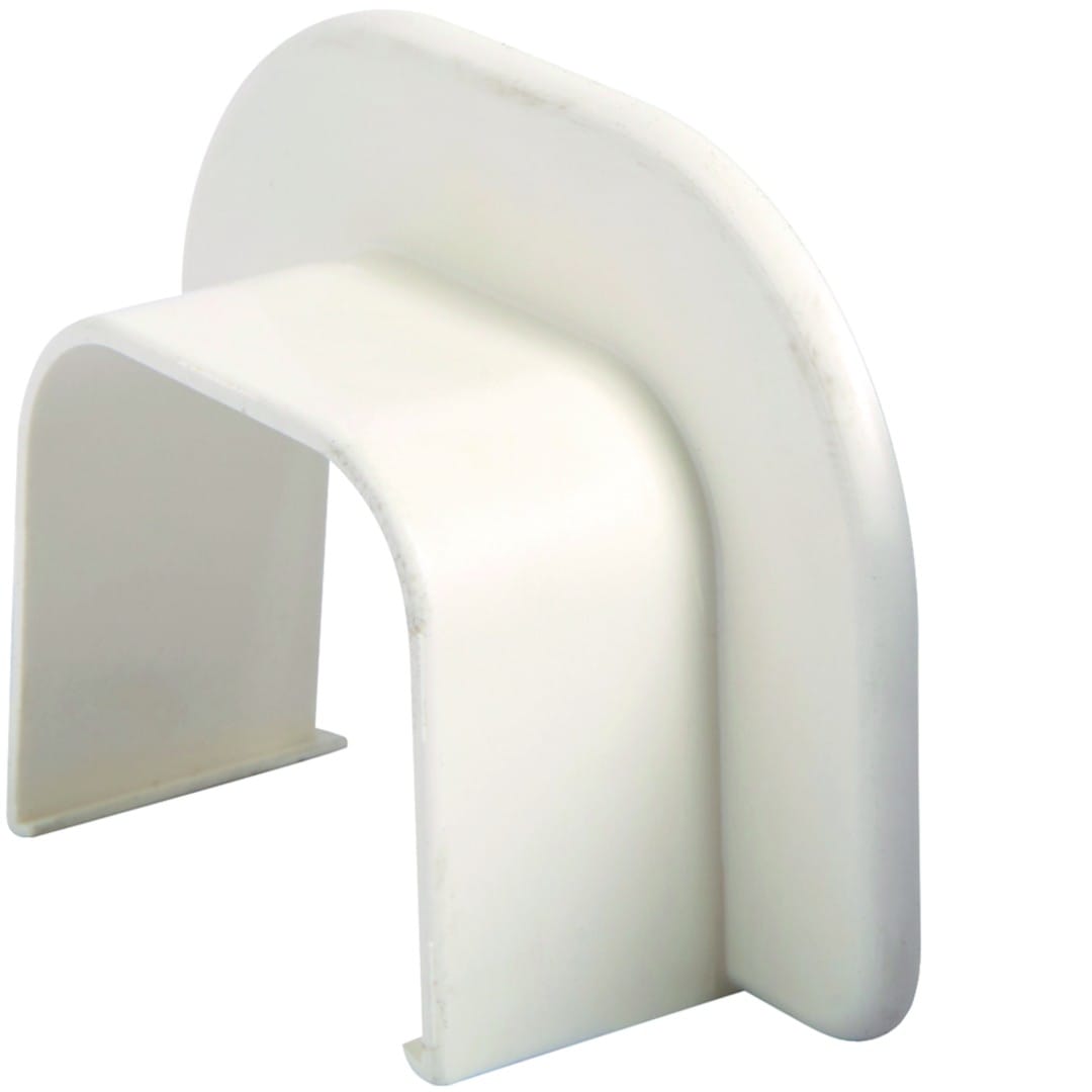 Hager - Joint mural pour goulotte de climatisation CLM 30 x 35 mm Blanc paloma