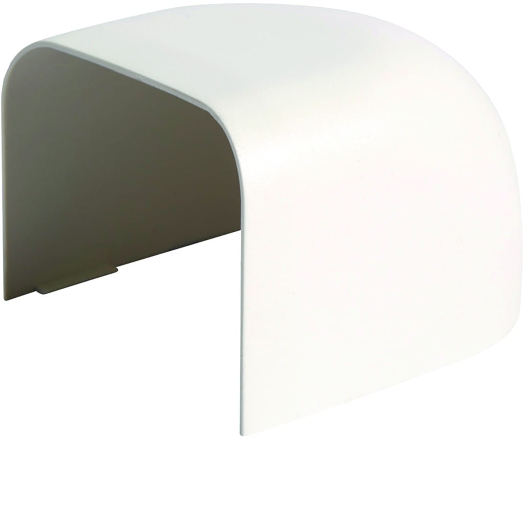 Hager - Embout pour goulotte de climatisation CLM 50 x 65 mm Blanc paloma