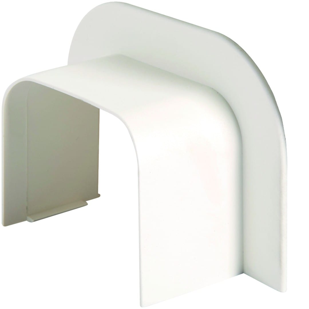 Hager - Joint mural pour goulotte de climatisation CLM 50 x 65 mm Blanc paloma
