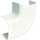Hager - Angle plat pour goulotte de climatisation CLM 65 x 90 mm Blanc paloma