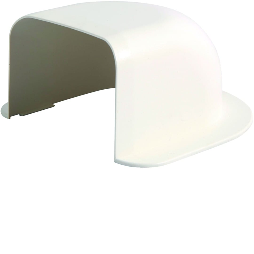 Hager - Passage de mur pour goulotte de climatisation CLM 65 x 90 mm Blanc paloma