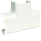 Hager - Té de dérivation pour goulotte de climatisation CLM 65 x 90 mm Blanc paloma