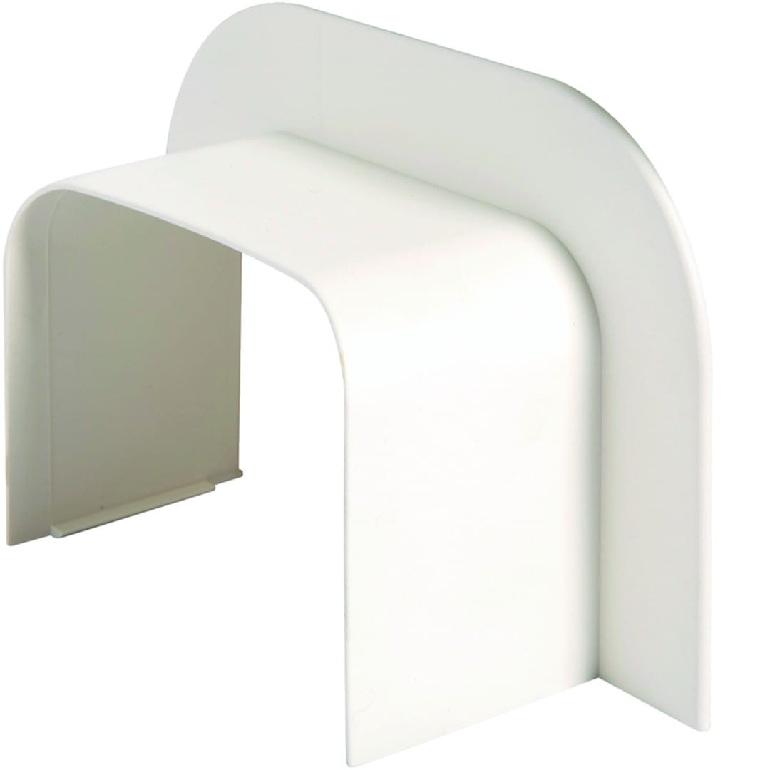 Hager - Joint mural pour goulotte de climatisation CLM 65 x 90 mm Blanc paloma
