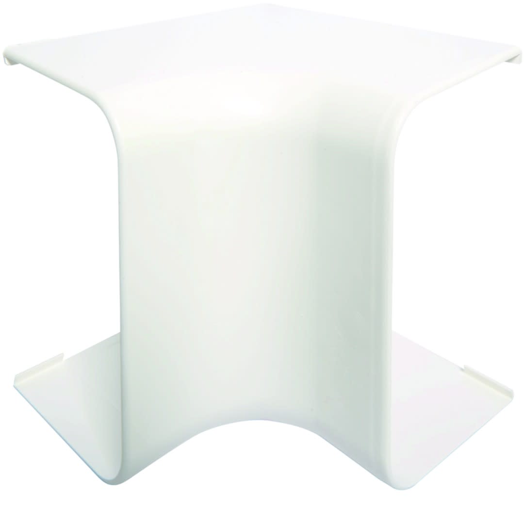 Hager - Angle intérieur pour goulotte de climatisation CLM 75 x 125 mm Blanc paloma