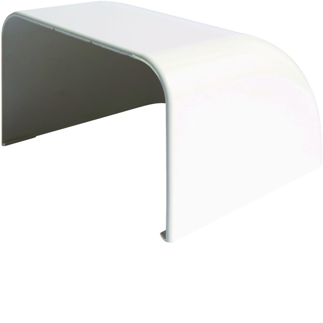 Hager - Embout pour goulotte de climatisation CLM 75 x 125 mm Blanc paloma