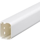 Goulotte de climatisation p65mm h90mm IK08-IK10 PVC rigide RAL 9010 blanc paloma