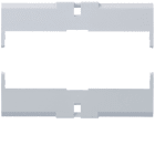 Hager - Jeu de 2 cache bornes plombable pour interrupteur différentiel 80 à 100A 4m