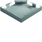 Hager - Angle plat p.DABA50080,acier,alu blanc