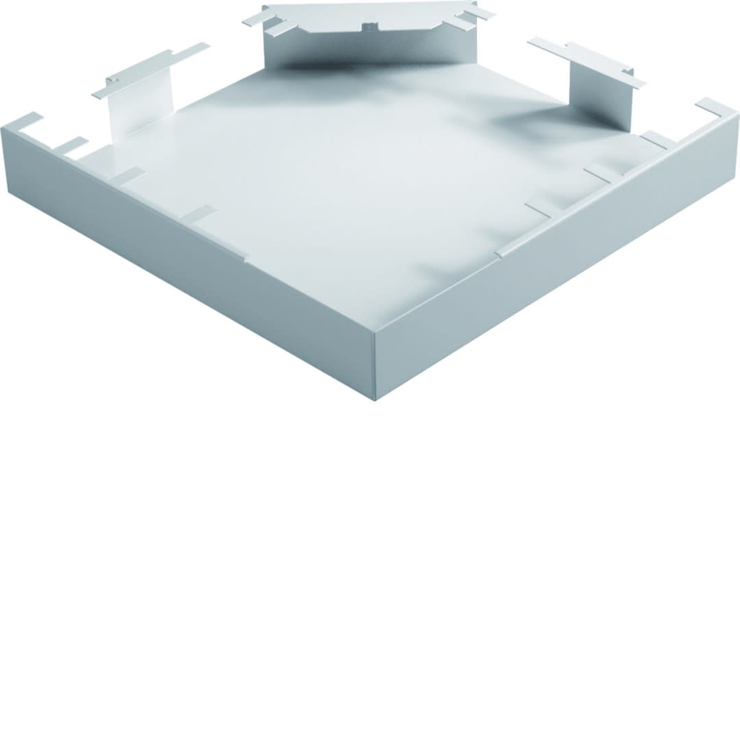 Hager - Angle plat p.DABA50080, acier, Pure