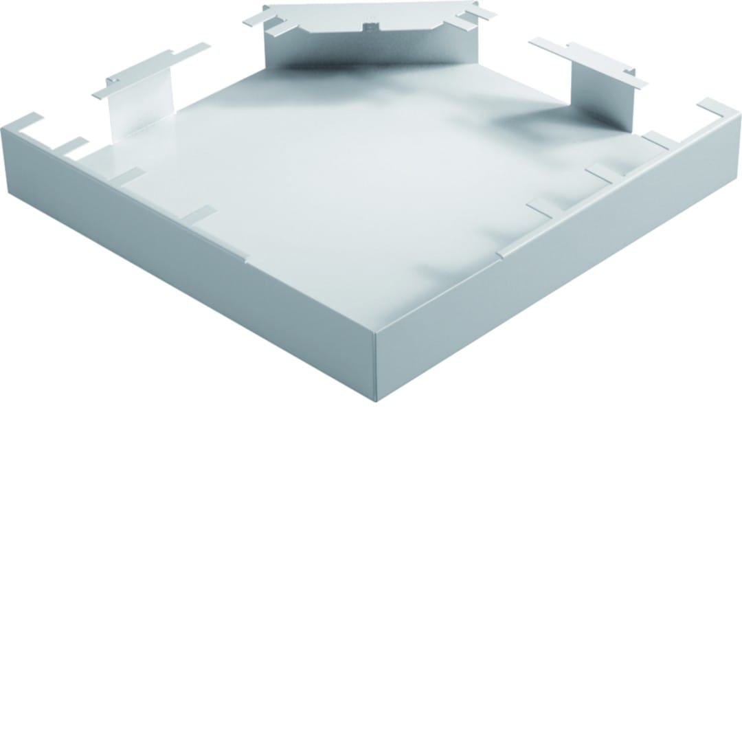 Hager - Angle plat p.DABA50080, acier, Pure