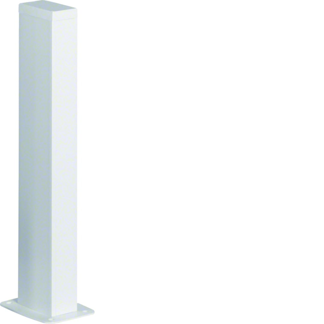 Hager - Colonnette officea h 650mm double face alu anodisé RAL 9016 Pure