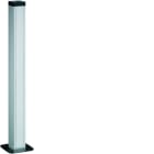 Hager - Colonnette officea h 650mm simple face alu (ELN) anodisé naturel