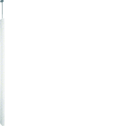 Hager - Colonne Officea 2 faces, hauteur de fixation par vérin 3000 à 3300mm, Blanc pure