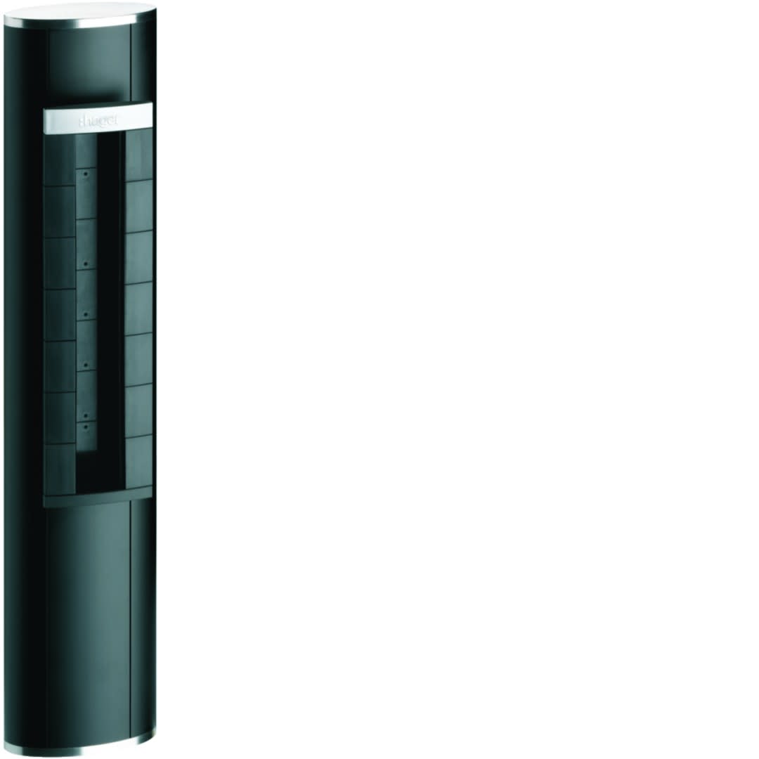 Hager - Colonnette design officea h 650mm vide noire
