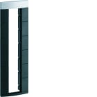 Hager - Boîtier vide pour colonne design officea 12 modules 22,5 x 45mm noir
