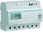 Hager - Compteur d'énergie électrique triphasé direct 100A double tarif