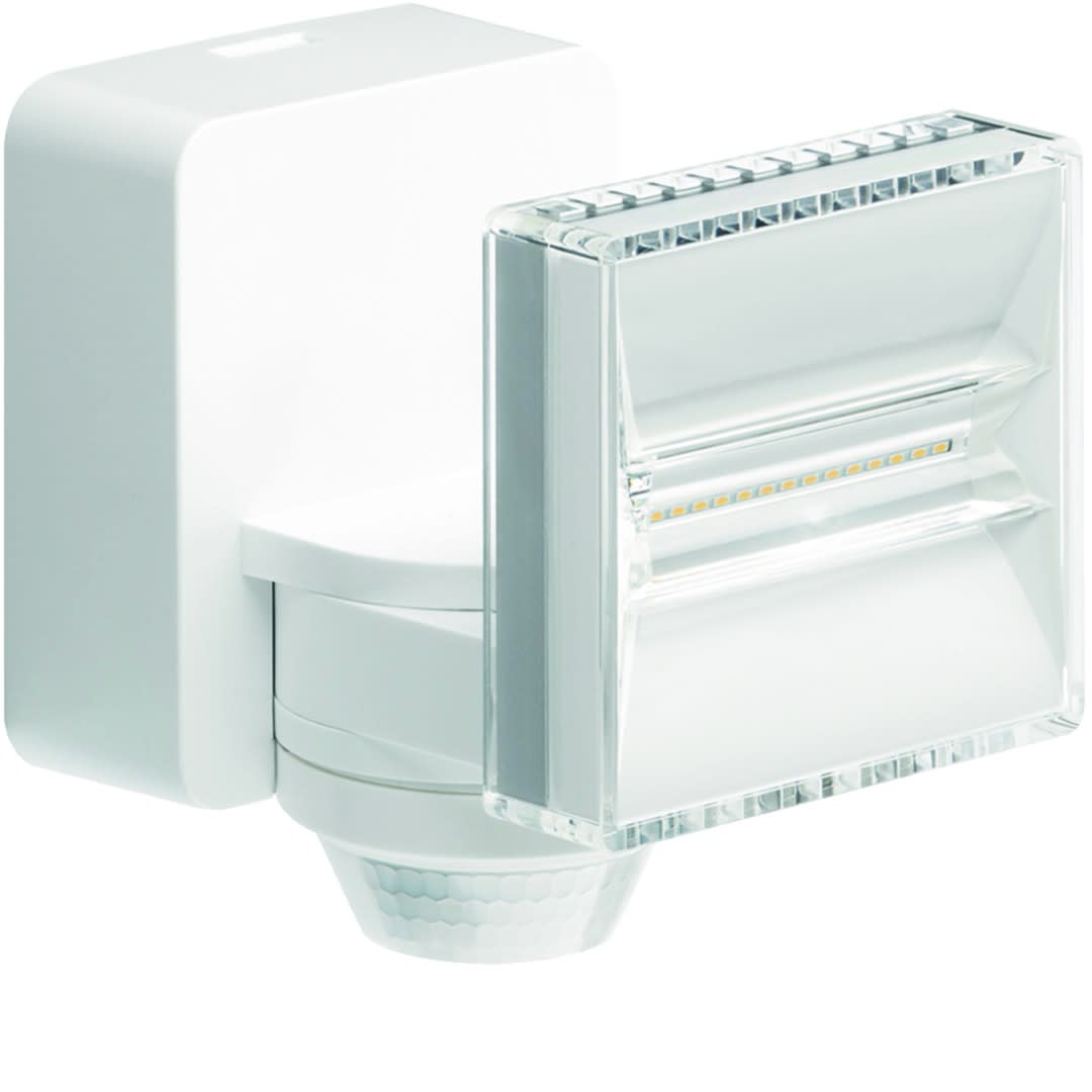 Hager - Projecteur LED 8W avec détecteur de mouvement, blanc