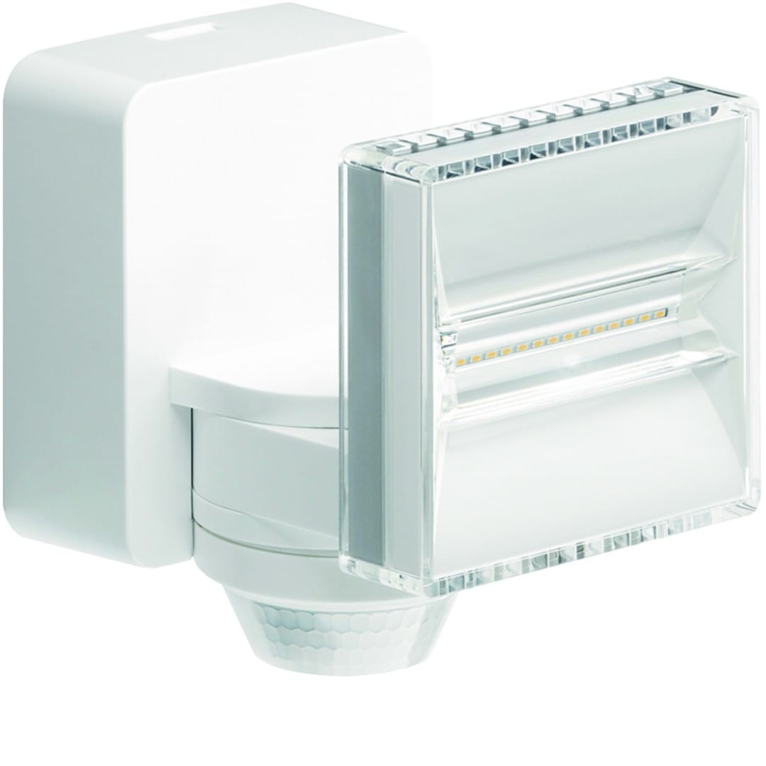 Hager - Projecteur LED 8W avec détecteur de mouvement, blanc
