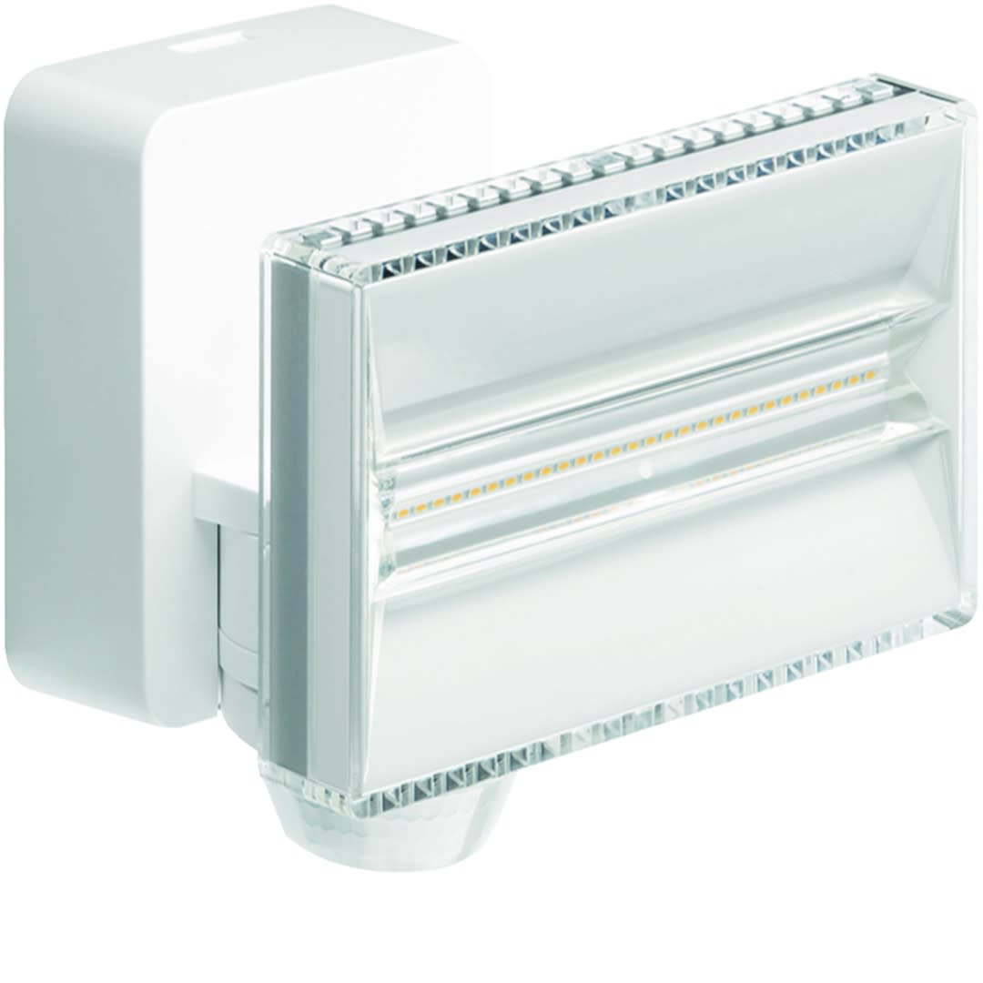 Hager - Projecteur LED (4000K)20W blanc avec détecteur 140°