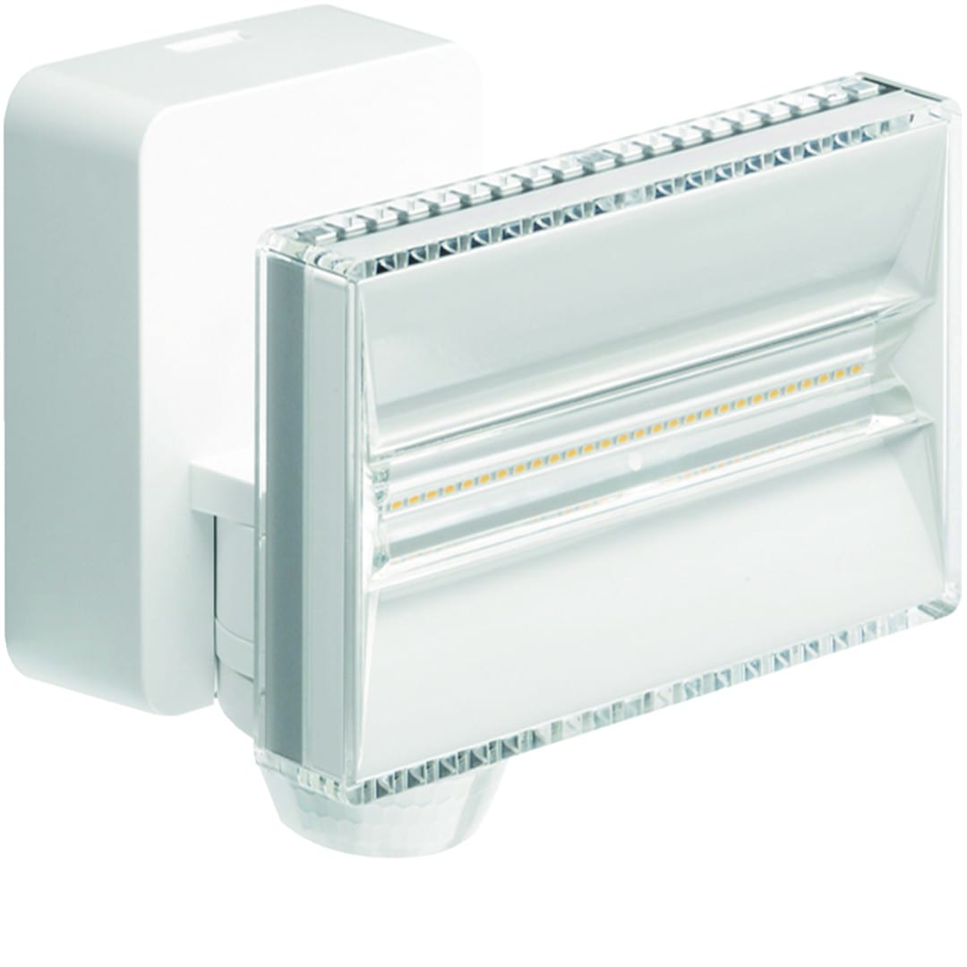 Hager - Projecteur LED (4000K)20W blanc avec détecteur 140°