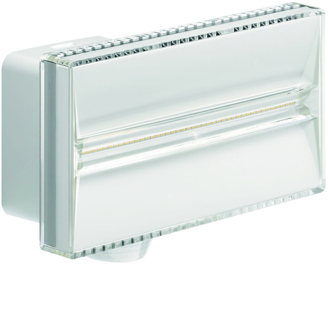 Hager - Projecteur LED (4000K)30W blanc avec détecteur 140°