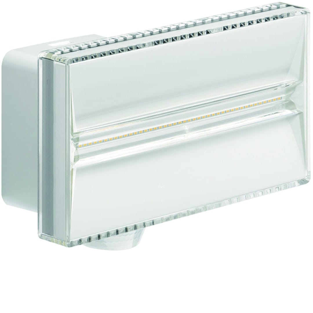 Hager - Projecteur LED (4000K)30W blanc avec détecteur 140°