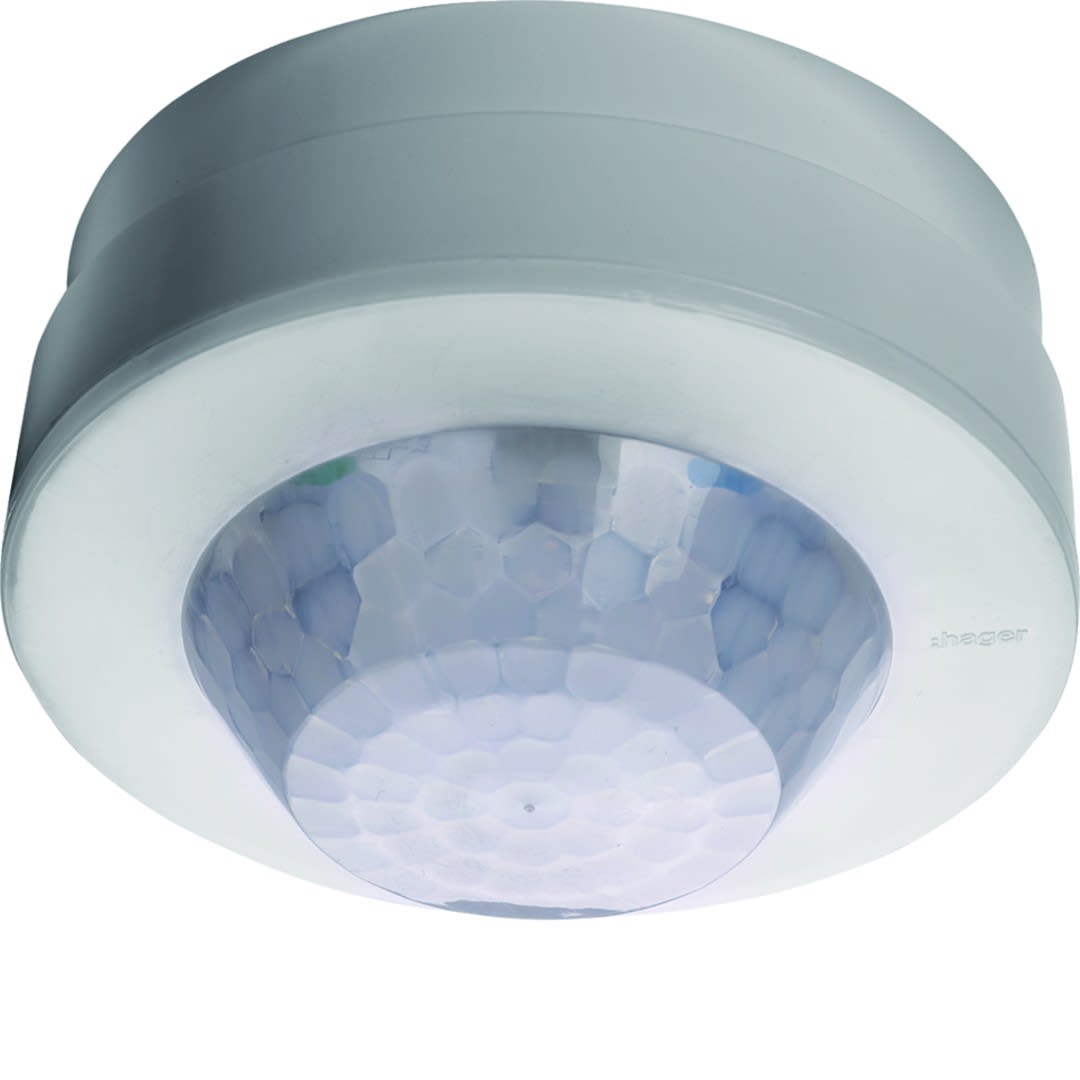 Hager - détecteur couloir 30 x 5 mètres de mouvement plafond saillie ON/OFF
