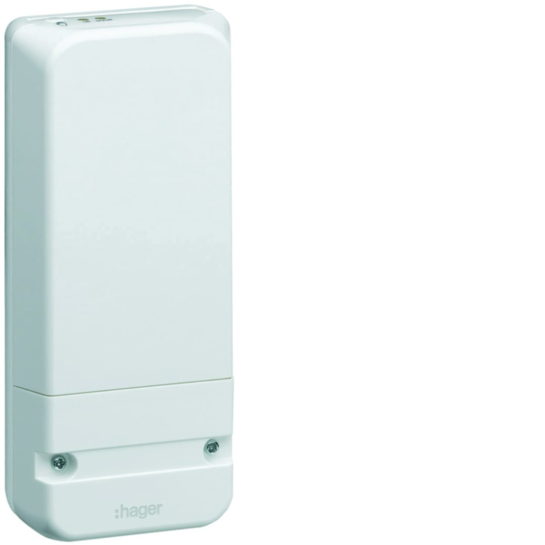 Hager - Récepteur mural 8A pour thermostat ambiance prog radio EK560 chauf eau ch 230V