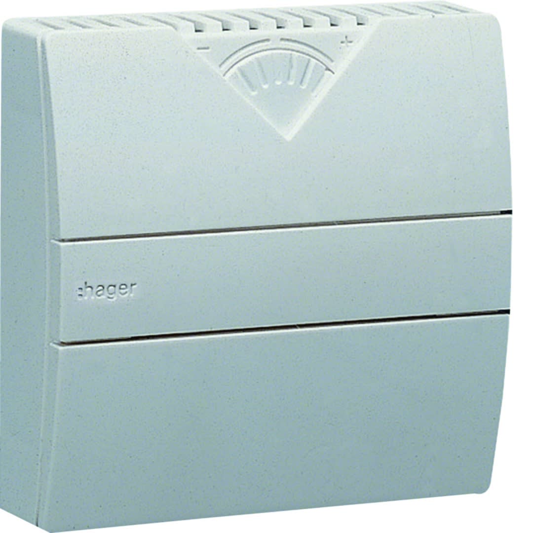 Hager - Sonde ambiance réglable à associer au thermostat mod chauf eau chaude EK187