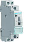 Hager - Contacteur silencieux à commande manuelle 25A, 1F, 230V 1 module