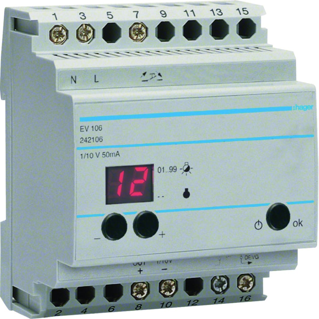 Hager - Télévariateur pilote 1-10 V
