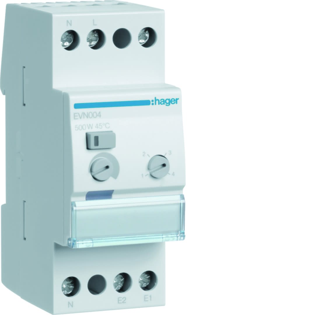 Hager - Télévariateur universel 2 modules 500W Confort