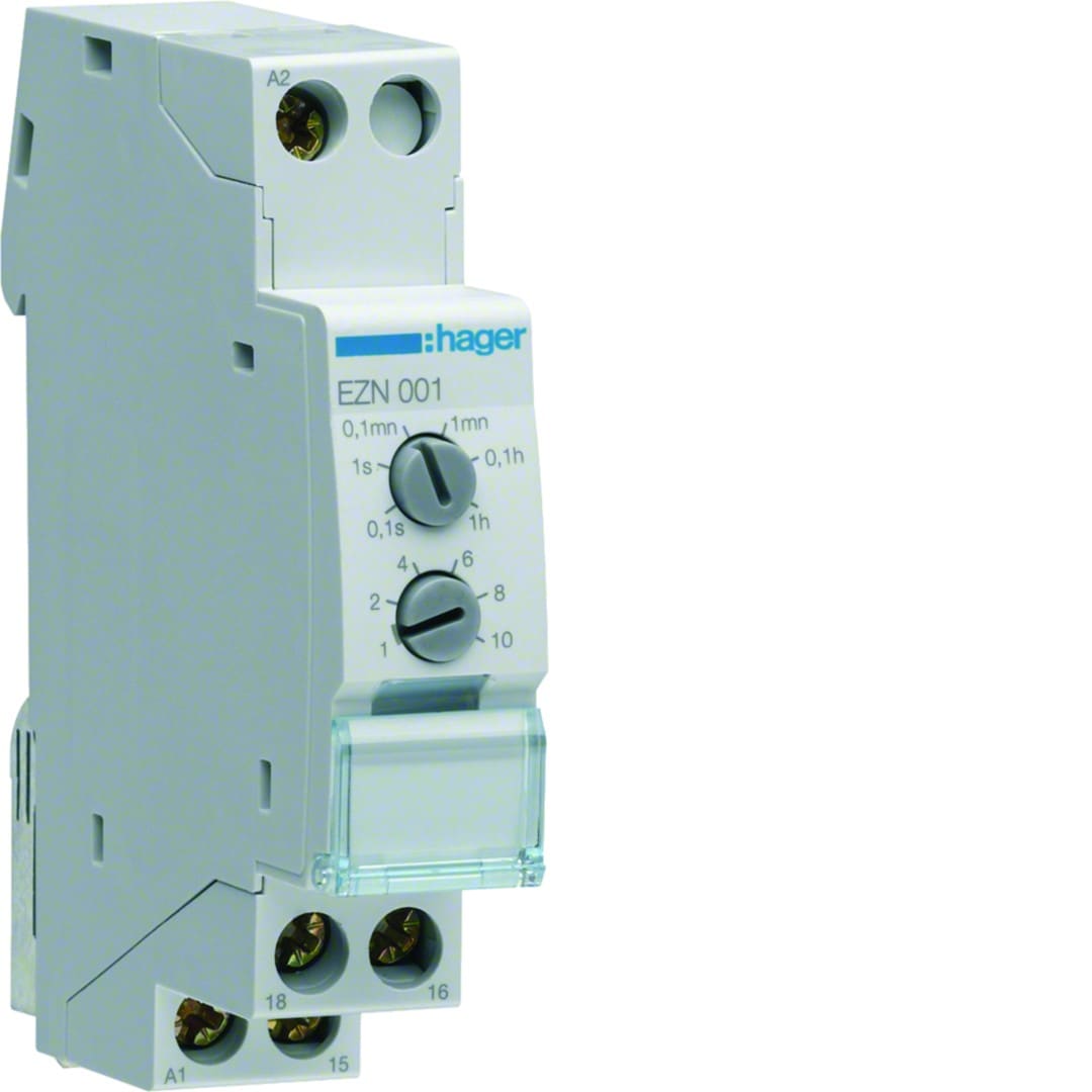 Hager - Relais temporisé retardé à l'enclenchement