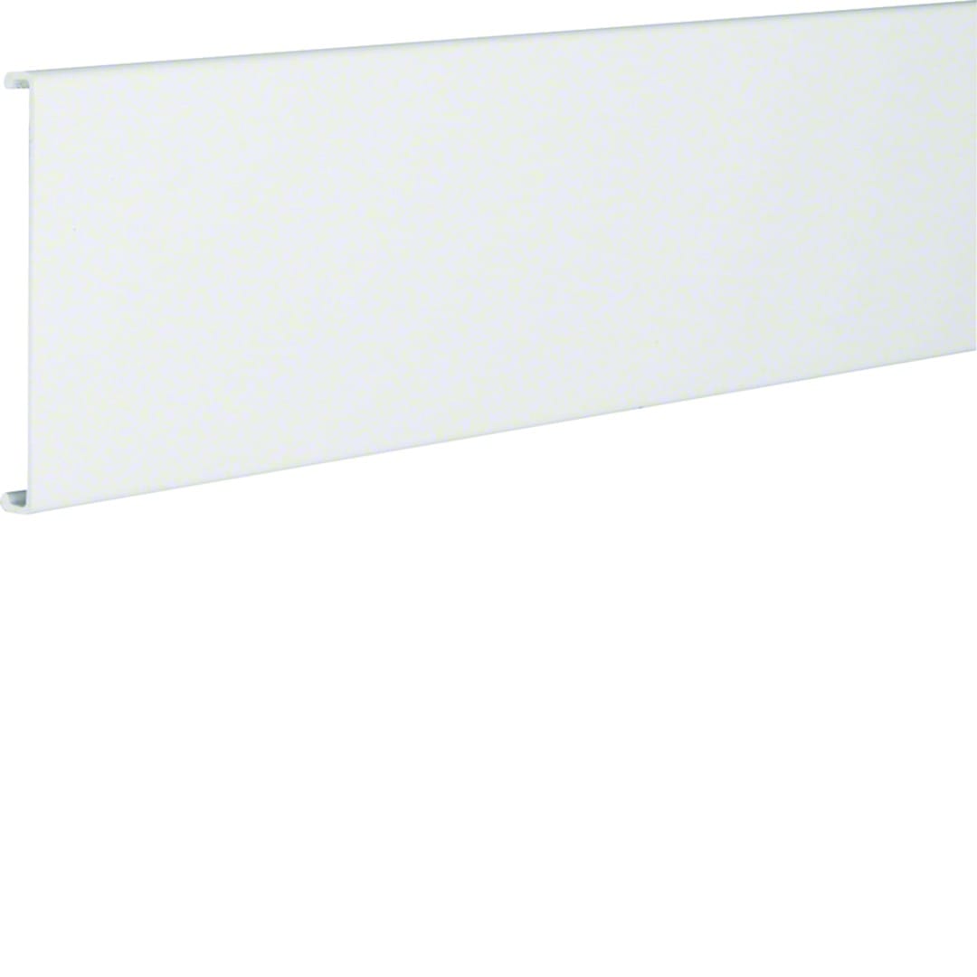 Hager - Plaque arrière pr goulotte lifea p 60mm h 110mm PVC rigide RAL 9016 Pure