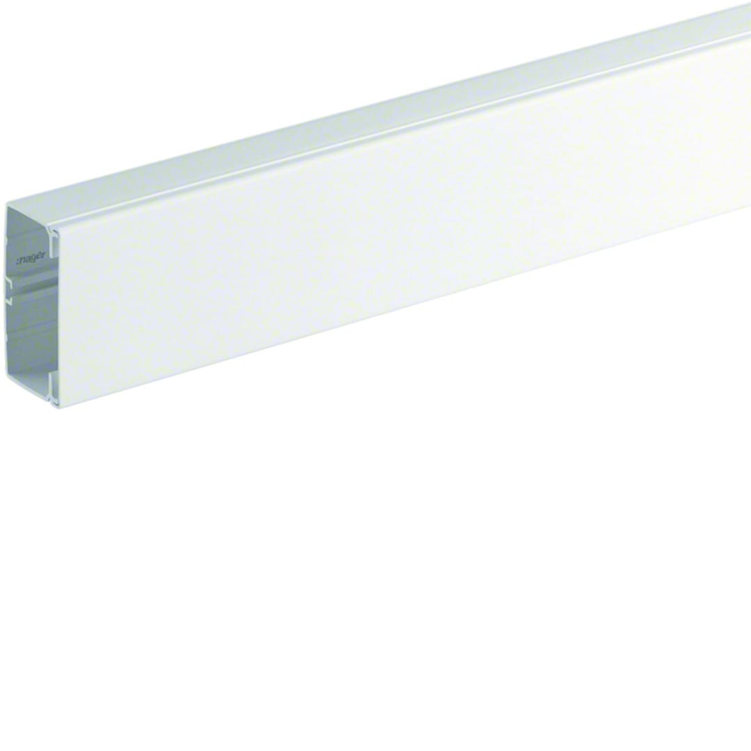 Hager - Goulotte de distribution lifea 60x110mm 1 compartiment PVC Blanc