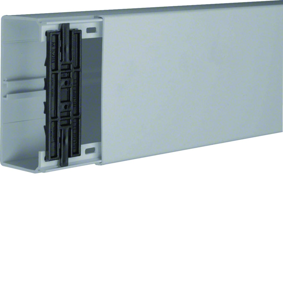 Hager - Goulotte lifea p 60mm h 130mm IP40 IK09 à IK10 PVC rigide RAL 7030 gris