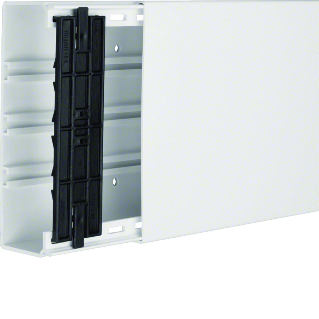 Hager - Goulotte de distribution lifea 60x190mm 1 compartiment PVC Blanc