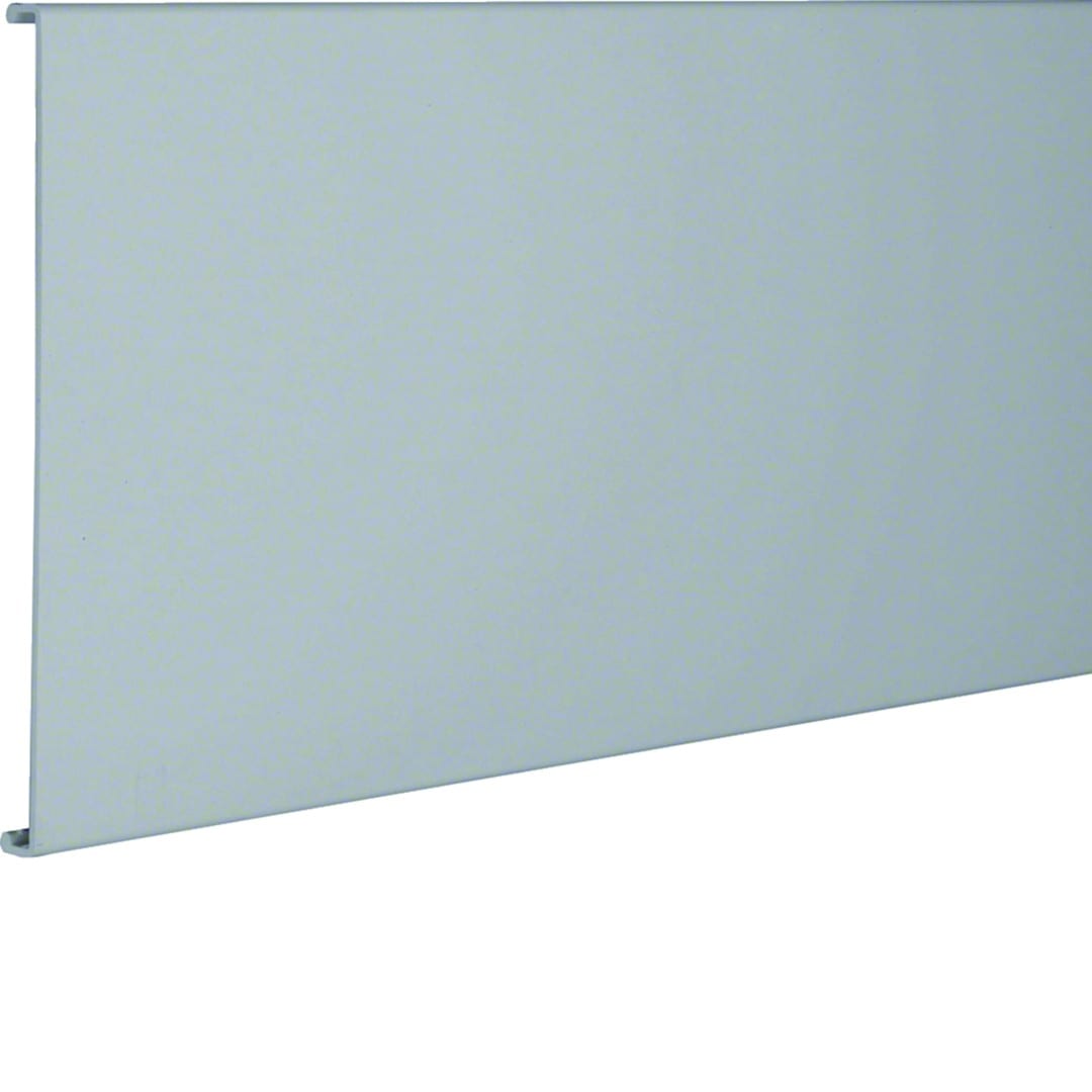 Hager - Plaque arrière pour goulotte lifea p 60mm h 190mm PVC rigide RAL 7030 gris